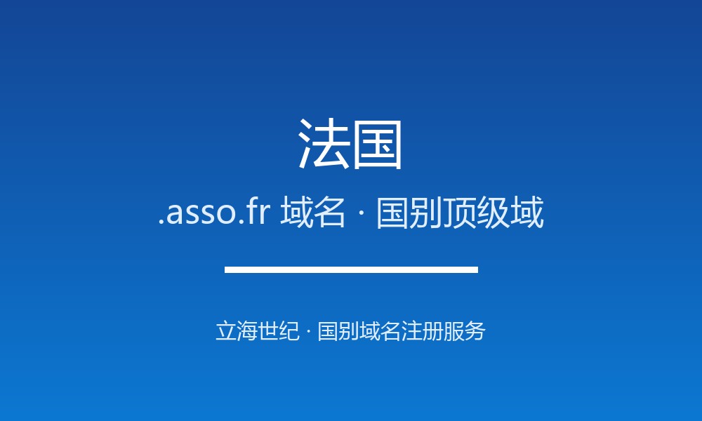 法国.asso.fr域名怎么用？注册规则与适用场景