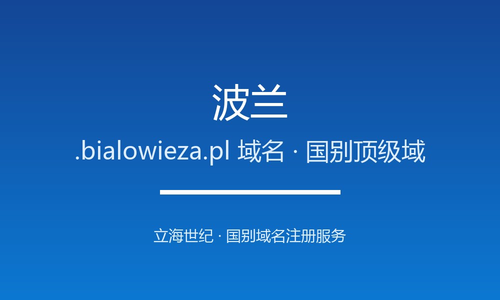 波兰.bialowieza.pl域名注册必看：企业出海指南