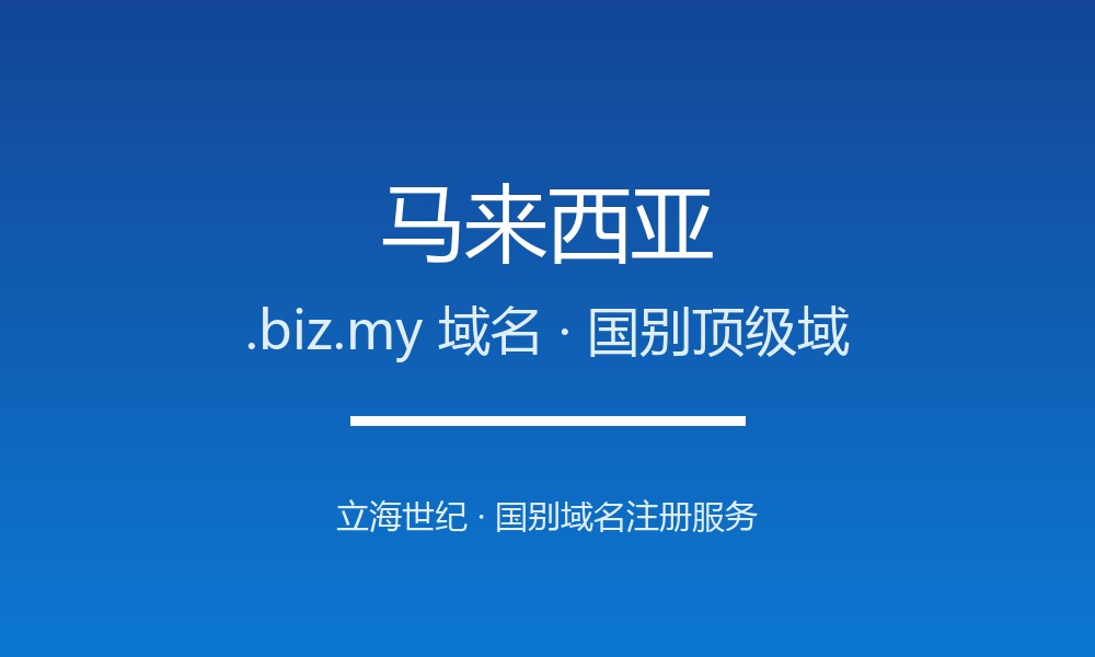 手把手教你注册马来西亚.biz.my域名：资格与流程