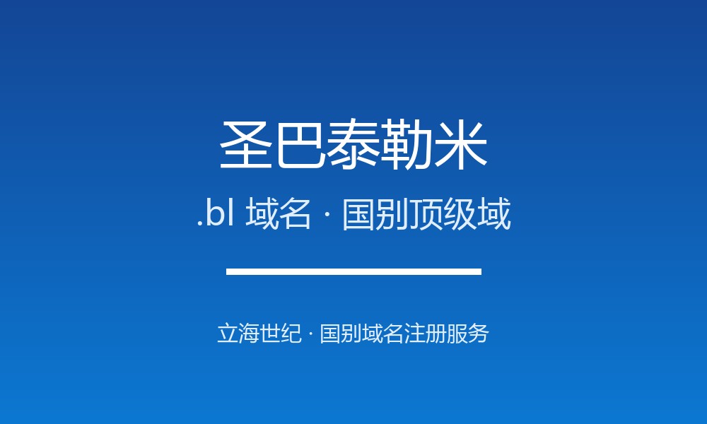 圣巴泰勒米.bl域名注册现状与国别背景