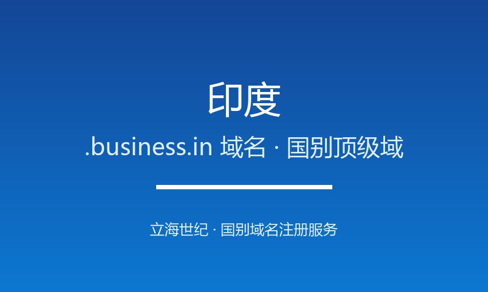 一文读懂印度.business.in域名：注册、管理与转移