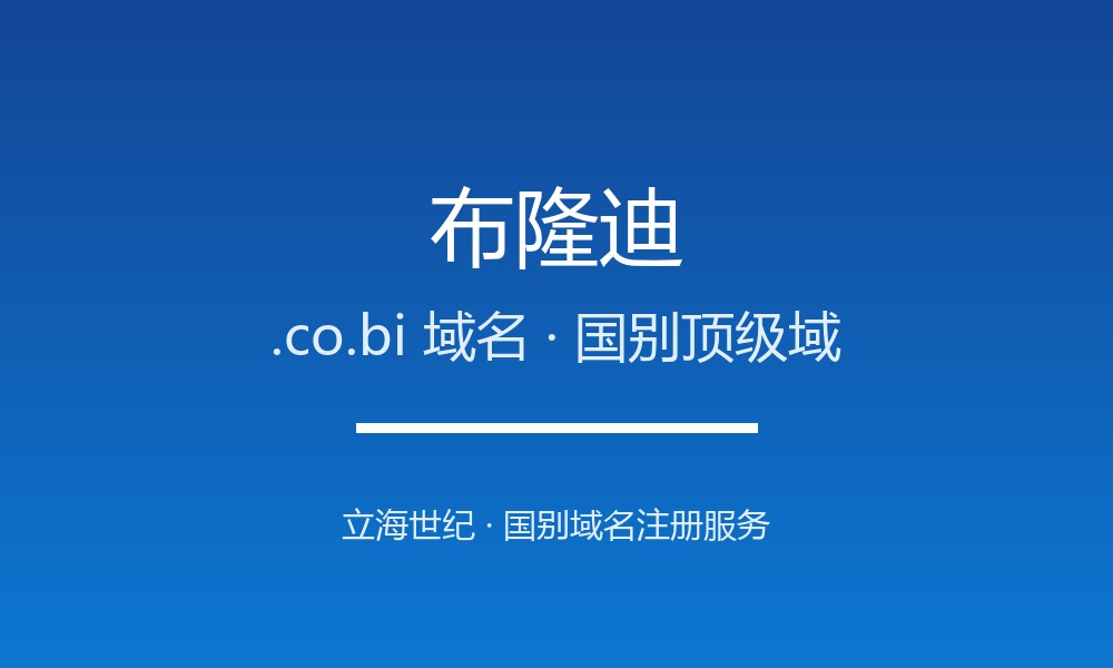 做外贸怎么选布隆迪.co.bi域名？注册要点讲清