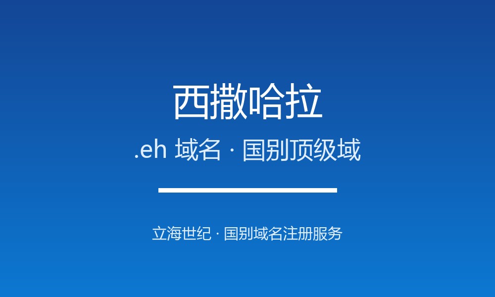 西撒哈拉.eh域名注册现状与国别背景