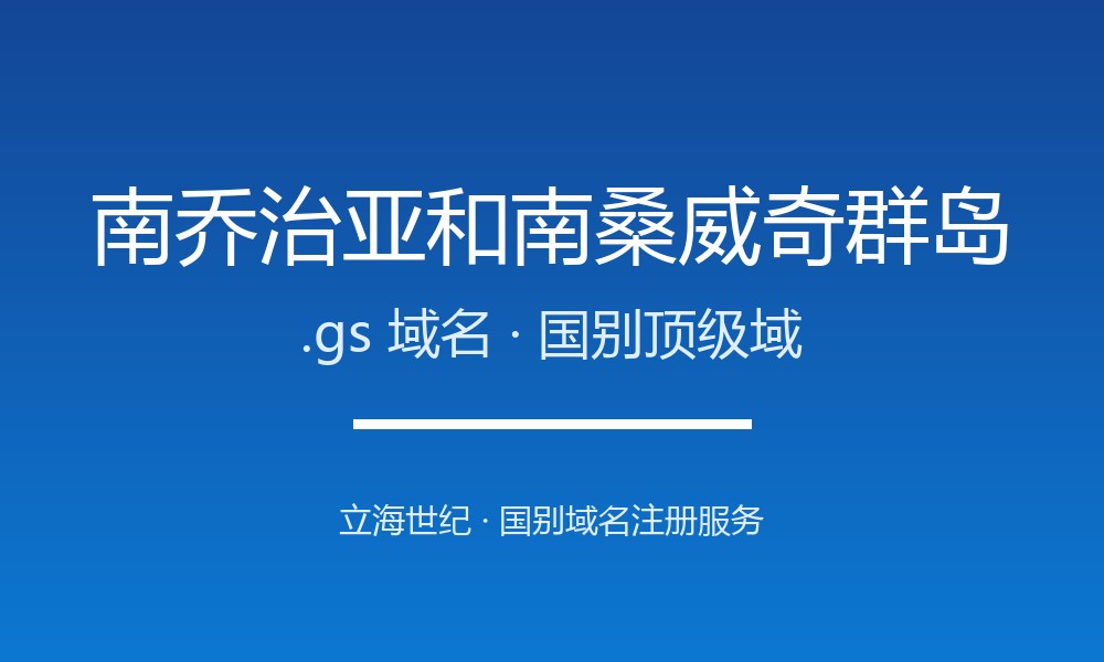 南乔治亚和南桑威奇群岛.gs域名注册全指南：规则、优势与国别背景