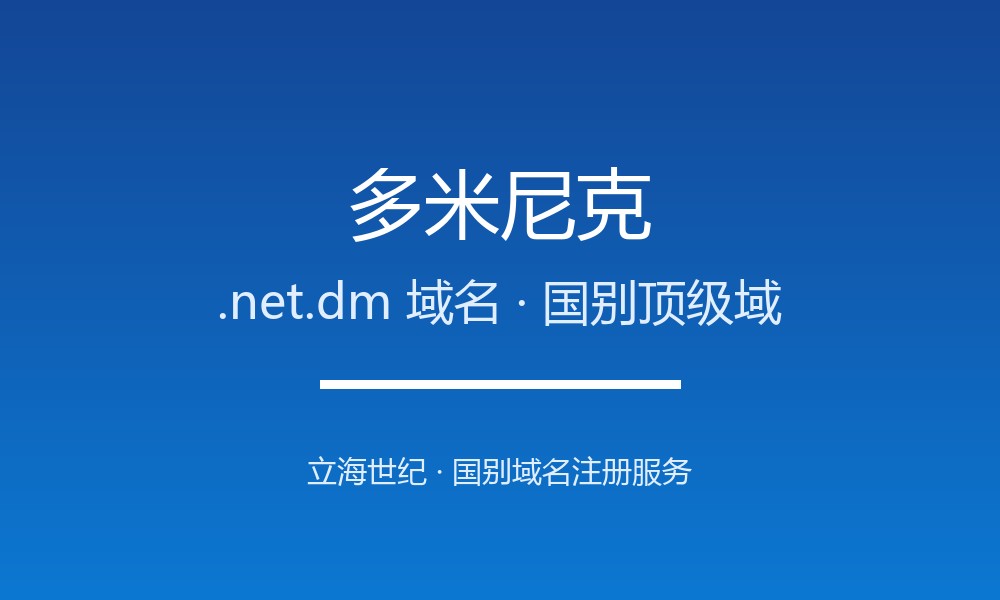 多米尼克.net.dm域名注册全指南：规则、优势与本地化