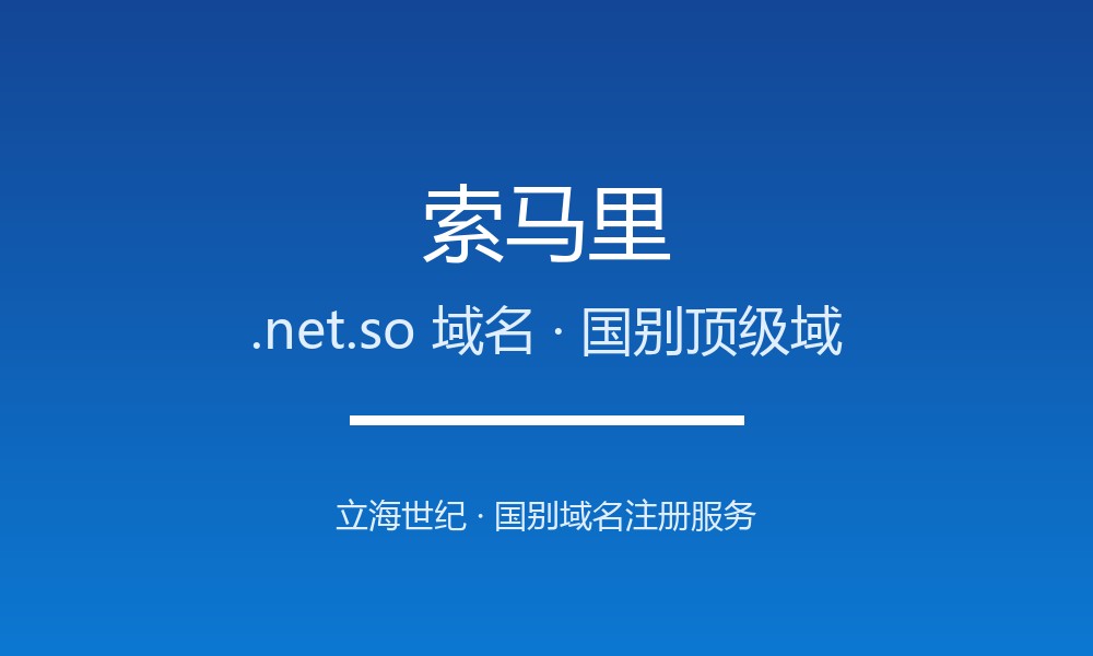 索马里.net.so域名注册全知道：从申请到管理