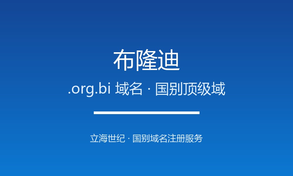 注册布隆迪.org.bi域名的完整步骤与避坑