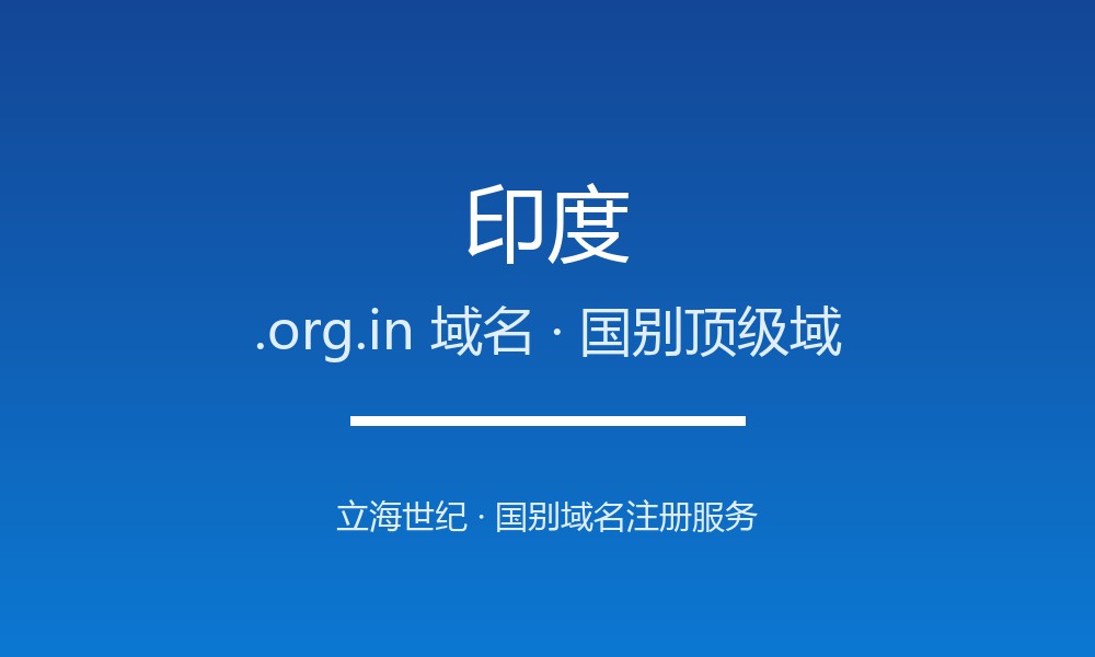 印度.org.in域名注册全指南：规则、优势与本地化
