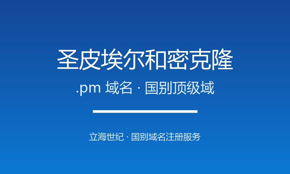 圣皮埃尔和密克隆.pm域名注册全指南：规则、优势与国别背景