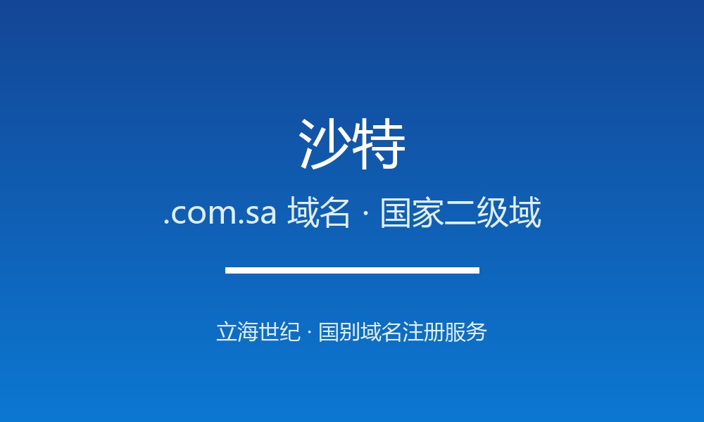 沙特.com.sa域名注册全攻略：阿拉伯半岛核心的品牌后缀
