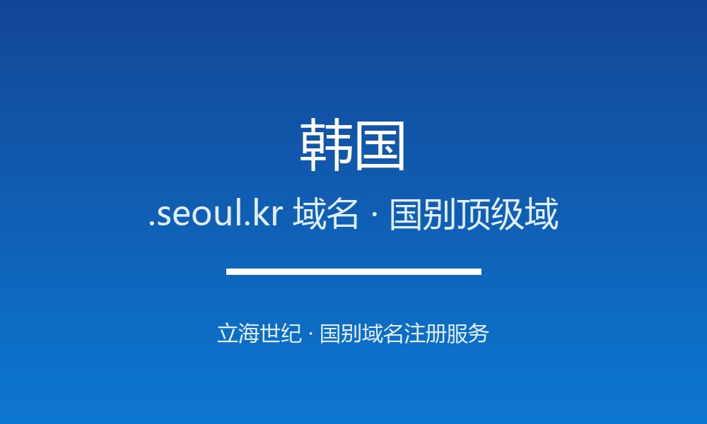 注册韩国.seoul.kr域名的完整步骤与避坑