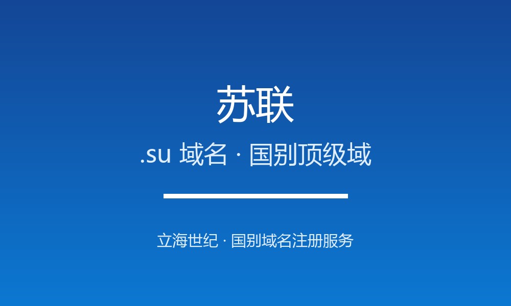 苏联.su域名注册全指南：规则、优势与品牌保护