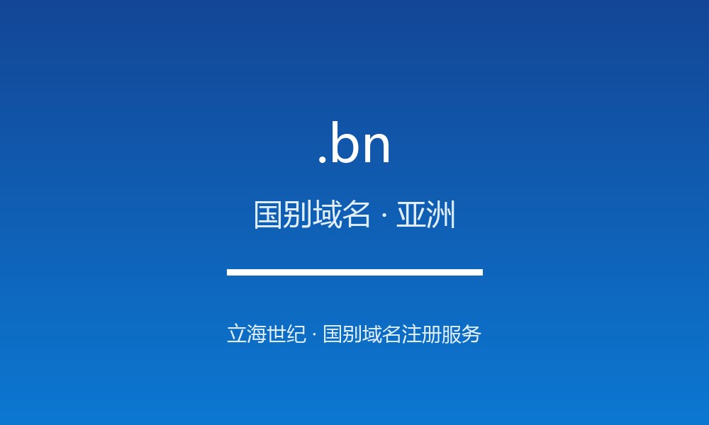 .bn 域名怎么样？文莱的线上名片