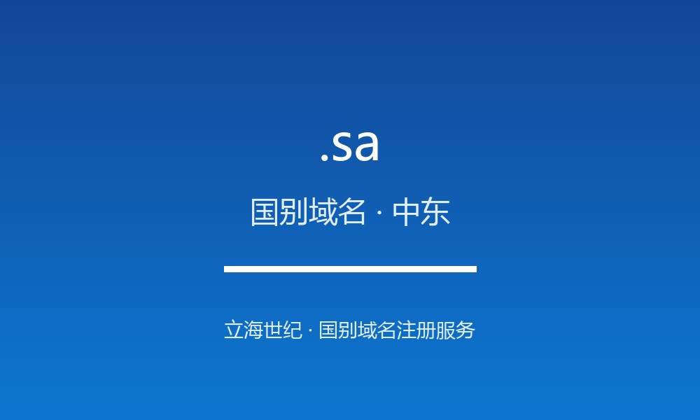 .sa 域名详解:沙特阿拉伯的地理与文化标签